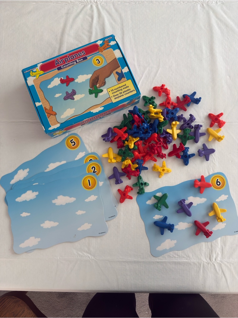 Airplanes Counting Play Set for Kids - Multicolor Learning Planes